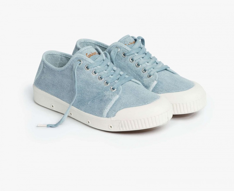 Basket Spring Court G2 Washed Bleu Clair Homme | IRN-18996772